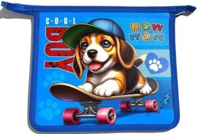 Opakowanie Teczka-torba A5+ zapinana na zamek Piesek