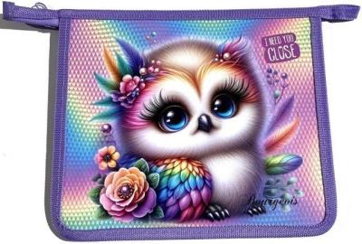 Opakowanie Teczka-torba A5+ zapinana na zamek Sówka