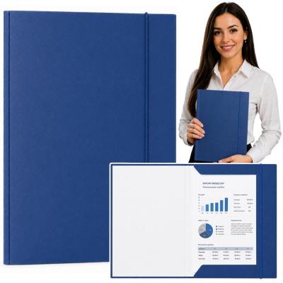 Opakowanie Teczka z gumką A4 300 g/m2 niebieska