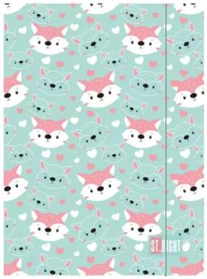 Teczka z gumką A4 Lovely Fox. Wydawca: ST-MAJEWSKI. SmakLiter.pl Opakowanie Teczka z gumką A4 Lovely Fox