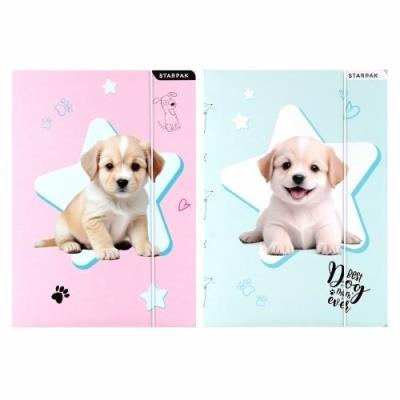 Opakowanie Teczka z gumką A4 Pieski mix