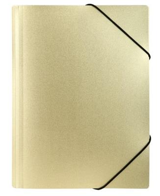 Opakowanie Teczka z gumką A4 PP stardust gold
