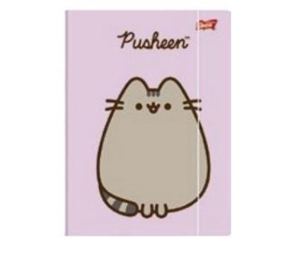 Teczka z gumką A4 Pusheen violet. Wydawca: UNIPAP. SmakLiter.pl Opakowanie Teczka z gumką A4 Pusheen violet