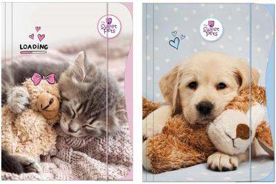 Opakowanie Teczka z gumką A4 The Sweet Pets Kids