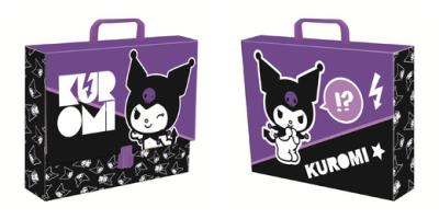 Teczka z rączką A4 XL Kuromi Black. Wydawca: ST-MAJEWSKI. SmakLiter.pl Opakowanie Teczka z rączką A4 XL Kuromi Black