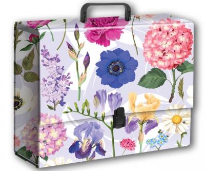 Opakowanie Teczka z rączką B4 Jumbo Kwiaty Polskie Hortensja