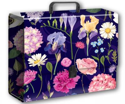 Opakowanie Teczka z rączką B4 Jumbo Kwiaty Polskie Hortensja