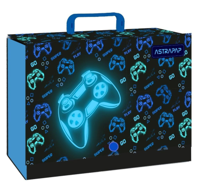 Teczka z rączką XL Go Playing 9cm Astrapap. Wydawca: ASTRA papiernicze. SmakLiter.pl Opakowanie Teczka z rączką XL Go Playing 9cm Astrapap