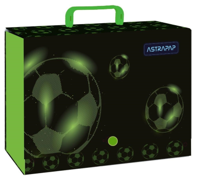Teczka z rączką XL Neo Football 9cm Astrapap. Wydawca: ASTRA papiernicze. SmakLiter.pl Opakowanie Teczka z rączką XL Neo Football 9cm Astrapap