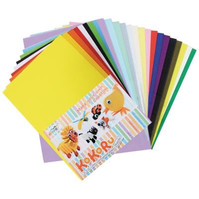 Tektura falista A4 24 arkusze mix. Wydawca: Alfa Pastello. SmakLiter.pl Opakowanie Tektura falista A4 24 arkusze mix