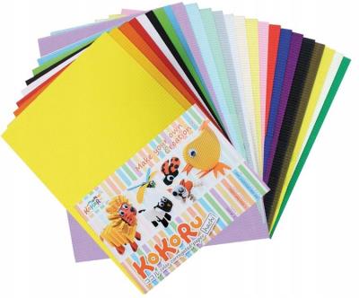 Tektura falista A4 48 arkuszy mix. Wydawca: Alfa Pastello. SmakLiter.pl Opakowanie Tektura falista A4 48 arkuszy mix