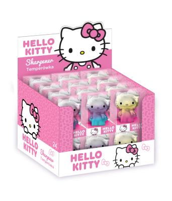 Opakowanie Temperówka miniaturka Flash Hello Kitty 1szt.mix