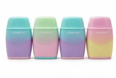 Opakowanie Temperówka plastikowa podwójna mix