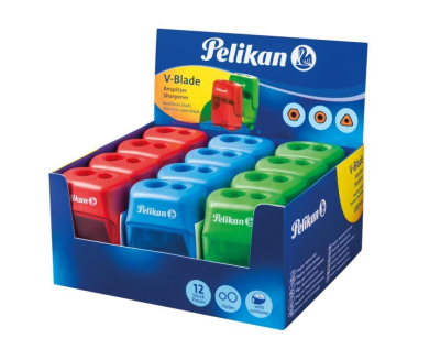 Temperówka podwójna (12szt). Wydawca: Pelikan. SmakLiter.pl Opakowanie Temperówka podwójna (12szt)