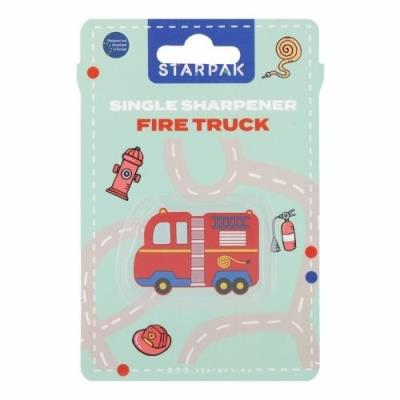 Temperówka pojedyncza Straż Pożarna. Wydawca: Starpak. SmakLiter.pl Opakowanie Temperówka pojedyncza Straż Pożarna