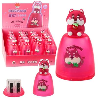 Opakowanie Temperówka z pojemnikiem różowa (16szt)