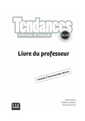 Okładka książki Tendances C1/C2 przewodnik metodyczny