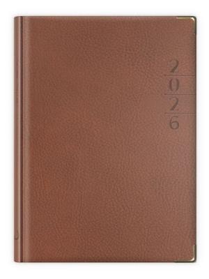 Opakowanie Terminarz 2026 B6 lux złocony brązowy