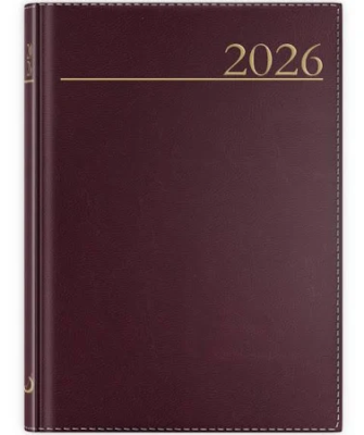 Opakowanie Terminarz 2026 B6 madrid bordowy