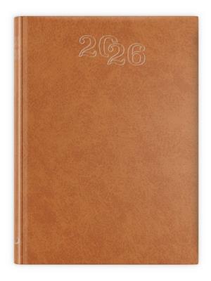 Opakowanie Terminarz 2026 B7 brązowy