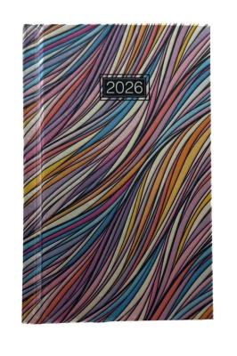 Opakowanie Terminarz 2026 tygodniowy 8x13cm metalic MIX