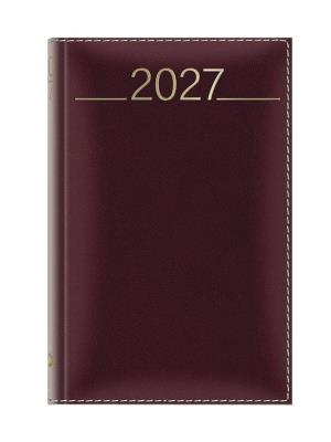 Opakowanie Terminarz 2027 B6 Madrid bordowy