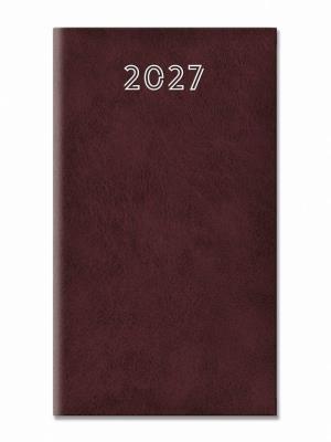 Opakowanie Terminarz 2027 tygodniowy standard bordowy