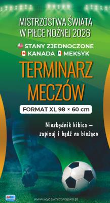 Opakowanie Terminarz meczów Mistrzostwa Świata w Piłce Nożnej 2026