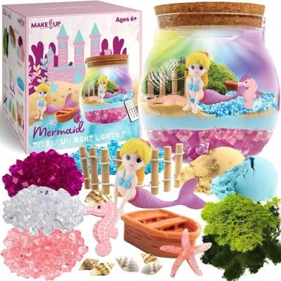 Opakowanie Terrarium Świecące z Syrenką Kreatywny Zestaw Edukacyjny