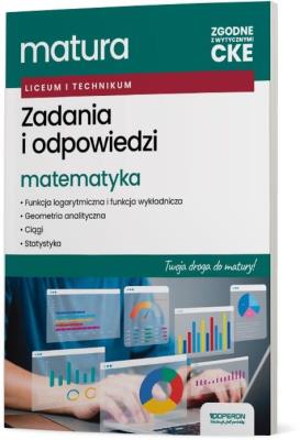 Okładka książki Testy trzecioklasisty. Zadania i odpowiedzi. Matematyka. Twoja droga do matury