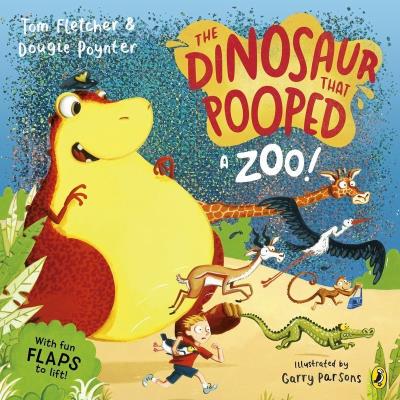 The Dinosaur that Pooped a Zoo!. Autor: Tom Fletcher, Poynter Dougie. SmakLiter.pl Okładka książki The Dinosaur that Pooped a Zoo!