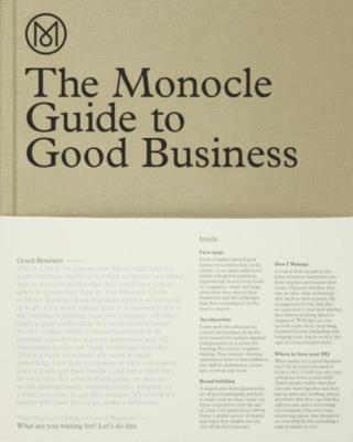 Okładka książki The Monocle Guide to Good Business wer. angielska
