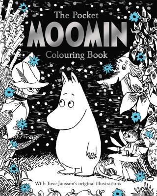 Okładka książki The Pocket Moomin Colouring Book