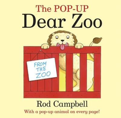 The Pop-Up Dear Zoo. Autor: Campbell Rod. SmakLiter.pl Okładka książki The Pop-Up Dear Zoo