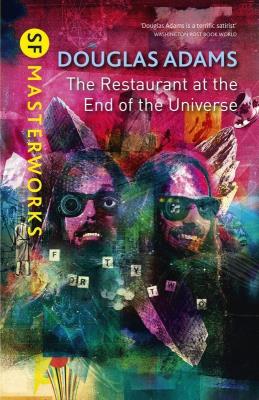The Restaurant at the End of the Universe wer. angielska. Autor: Adams Douglas. SmakLiter.pl Okładka książki The Restaurant at the End of the Universe wer. angielska
