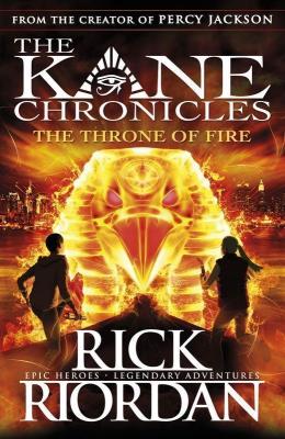 Okładka książki The throne of fire. The Kane Chronicles. Book 2 wer. angielska