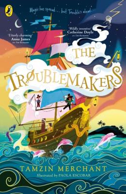 The Troublemakers. Autor: Merchant Tamzin. SmakLiter.pl Okładka książki The Troublemakers