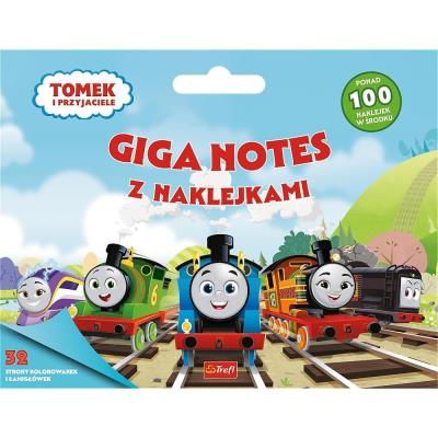 Tomek i Przyjaciele. Giga notes z naklejkami. Autor: Opracowanie zbiorowe. SmakLiter.pl Okładka książki Tomek i Przyjaciele. Giga notes z naklejkami