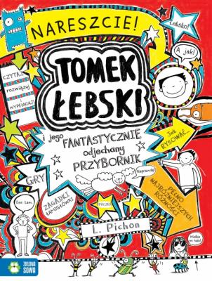 Okładka książki Tomek Łebski i jego fantastycznie odjechany przybornik - uszkodzone