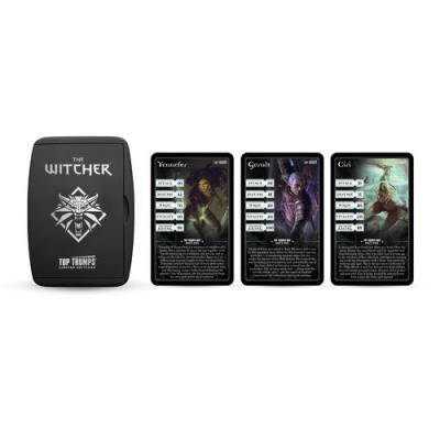TOP TRUMPS The Witcher. Wydawca: Winning Moves. SmakLiter.pl Opakowanie TOP TRUMPS The Witcher