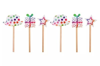 Opakowanie Topper picker na tort 6szt