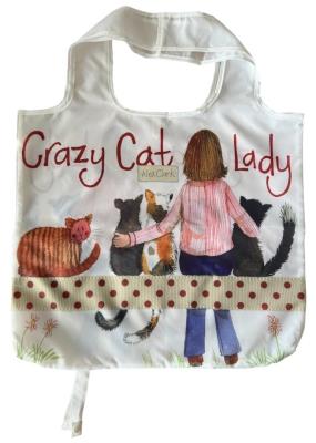 Opakowanie Torba na zakupy Crazy Cat Lady Kociara