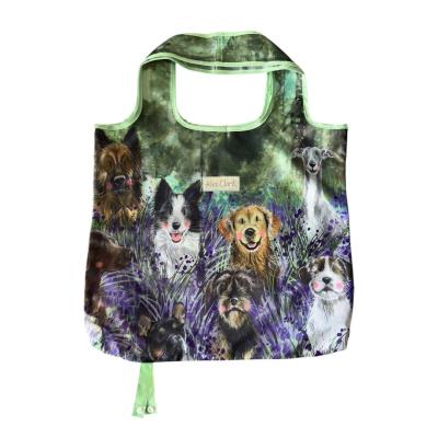 Opakowanie Torba na zakupy Psy i kwiaty dzwonki