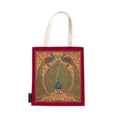 Torba płócienna Hafiz's Peacocks. Wydawca: Paperblanks. SmakLiter.pl Opakowanie Torba płócienna Hafiz's Peacocks