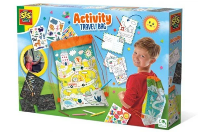 Torba podróżna z aktywnościami. Wydawca: SES. SmakLiter.pl Opakowanie Torba podróżna z aktywnościami