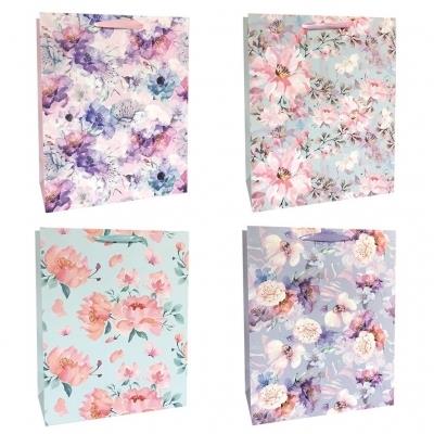 Opakowanie Torba prezentowa 26x32 pastelowe róże