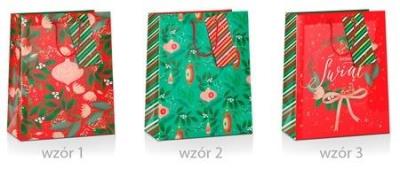 Torba prezentowa Boże Narodzenie 11,5x6,5x14cm. Wydawca: PAN DRAGON. SmakLiter.pl Opakowanie Torba prezentowa Boże Narodzenie 11,5x6,5x14cm