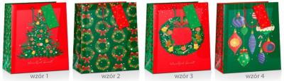 Torba prezentowa Boże Narodzenie 15x7,5x15cm. Wydawca: PAN DRAGON. SmakLiter.pl Opakowanie Torba prezentowa Boże Narodzenie 15x7,5x15cm