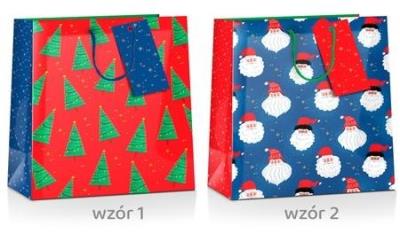 Torba prezentowa Boże Narodzenie 15x7,5x15cm. Wydawca: PAN DRAGON. SmakLiter.pl Opakowanie Torba prezentowa Boże Narodzenie 15x7,5x15cm