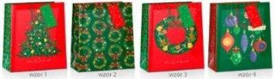 Opakowanie Torba prezentowa Boże Narodzenie 18x10x23cm MIX